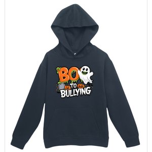 Boo Anti Bullying Funny Halloween Orange Unity Day Urban Pullover Hoodie