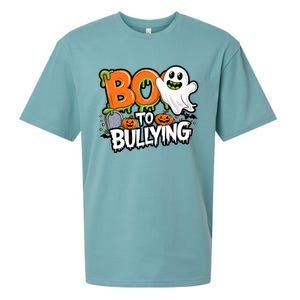 Boo Anti Bullying Funny Halloween Orange Unity Day Sueded Cloud Jersey T-Shirt