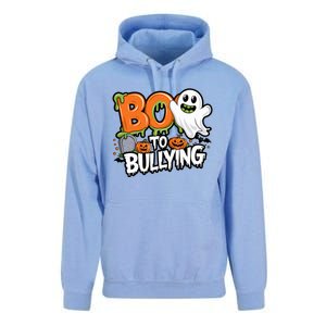 Boo Anti Bullying Funny Halloween Orange Unity Day Unisex Surf Hoodie