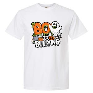 Boo Anti Bullying Funny Halloween Orange Unity Day Garment-Dyed Heavyweight T-Shirt