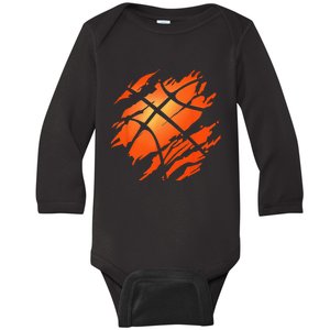 Basketball Apparel Basketball Baby Long Sleeve Bodysuit