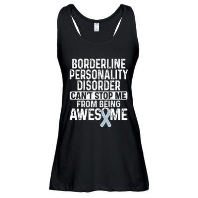 Bpd Awareness Borderline Personality Disorder CanT Stop Me From Being Awesome Ladies Essential Flowy Tank