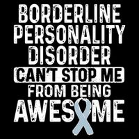 Bpd Awareness Borderline Personality Disorder CanT Stop Me From Being Awesome 16 in Basic Backpack