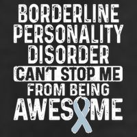Bpd Awareness Borderline Personality Disorder CanT Stop Me From Being Awesome Golf Towel