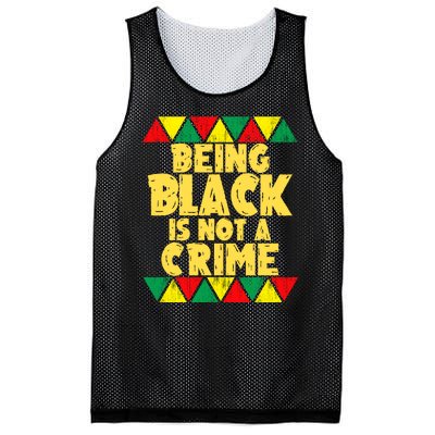 Being A Black Is Not A Crime Mesh Reversible Basketball Jersey Tank