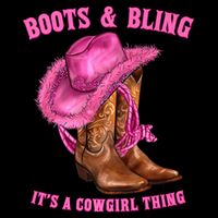 Boot And Bling It'S A Cowgirl Thing Western Rodeo Cowgirl Impact Tech Backpack