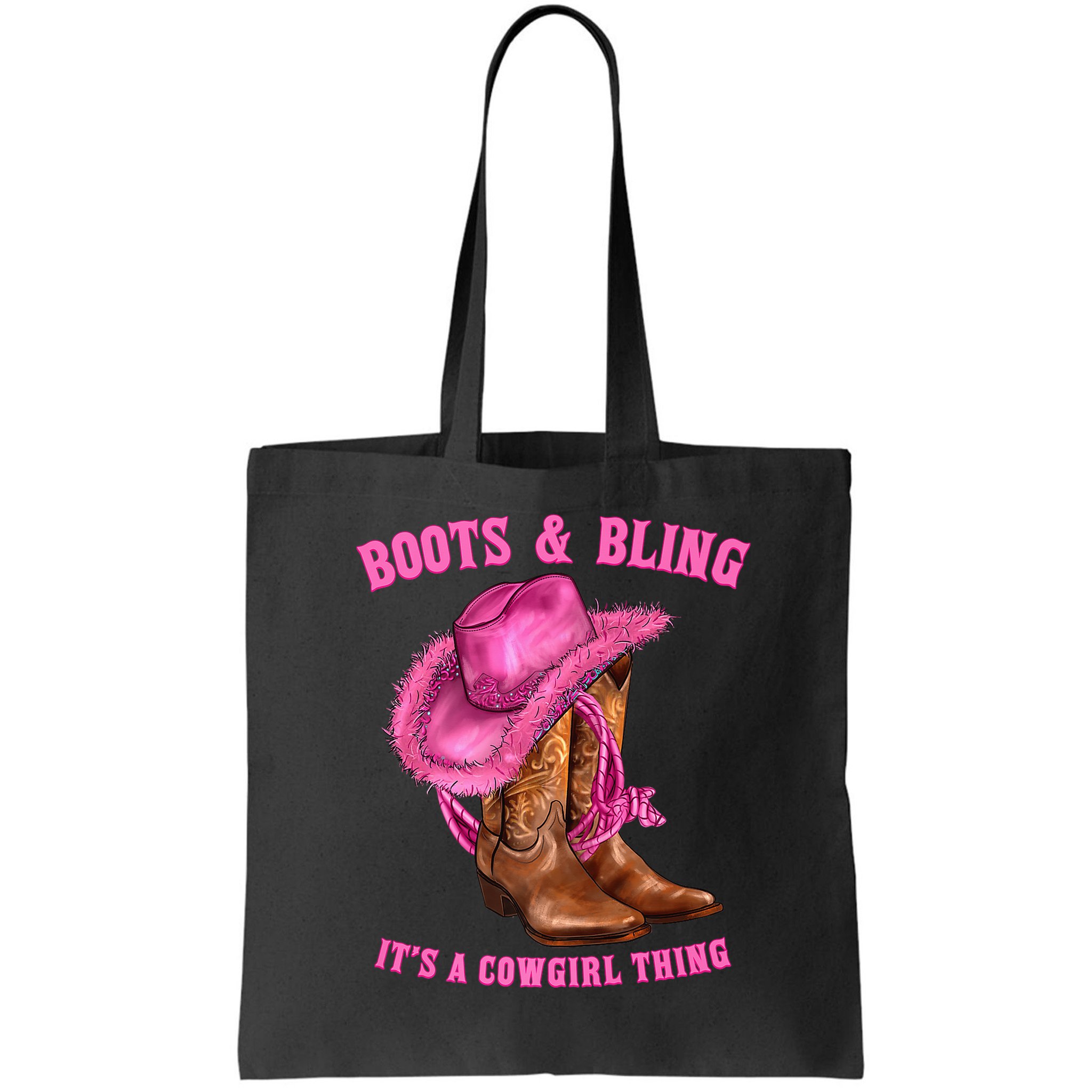 Boot And Bling It'S A Cowgirl Thing Western Rodeo Cowgirl Bag