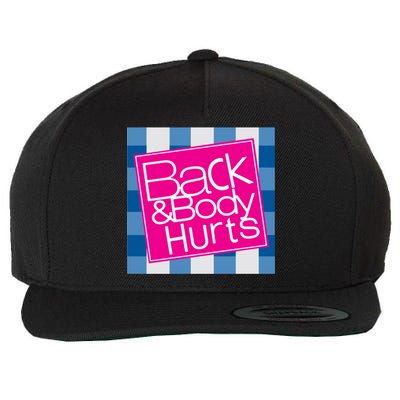 Back And Body Hurts Wool Snapback Cap