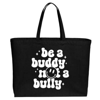 Be A Buddy Not A Bully Anti Bullying Unity Day Cotton Canvas Jumbo Tote