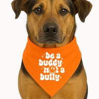 Be A Buddy Not A Bully Anti Bullying Unity Day USA-Made Doggie Bandana