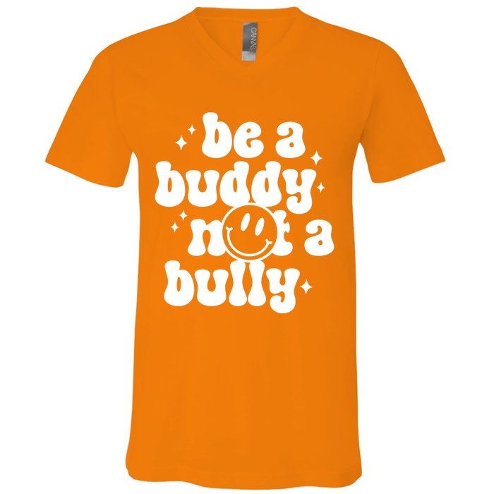 Be A Buddy Not A Bully Anti Bullying Unity Day V-Neck T-Shirt