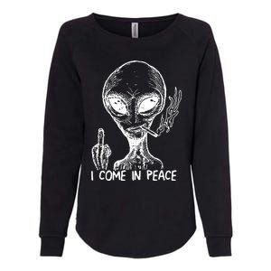 Because Aliens Womens California Wash Sweatshirt