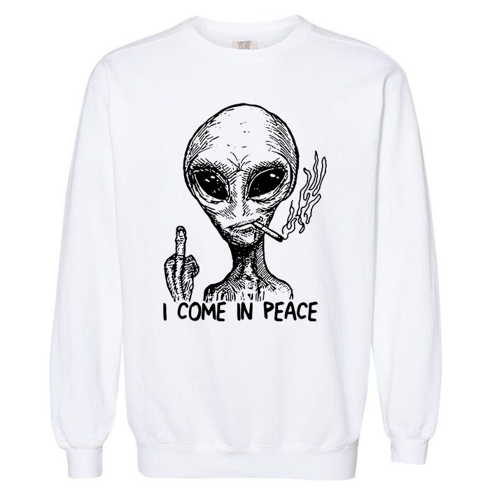 Because Aliens Garment-Dyed Sweatshirt