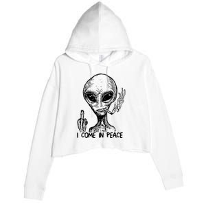 Because Aliens Crop Fleece Hoodie