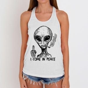 Because Aliens Women's Knotted Racerback Tank