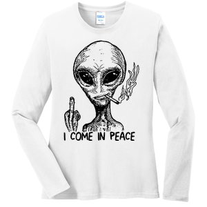 Because Aliens Ladies Long Sleeve Shirt