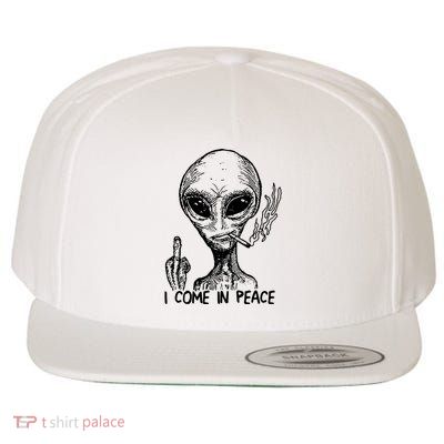 Because Aliens Wool Snapback Cap