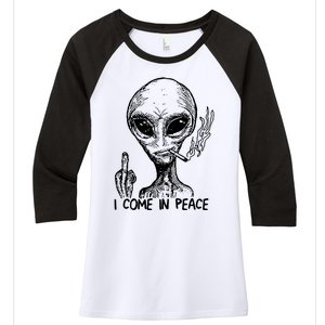 Because Aliens Women's Tri-Blend 3/4-Sleeve Raglan Shirt