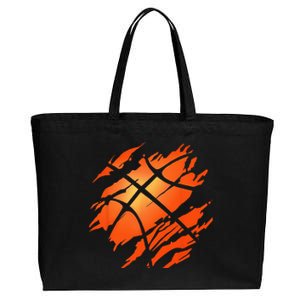 Basketball Apparel Basketball Cotton Canvas Jumbo Tote