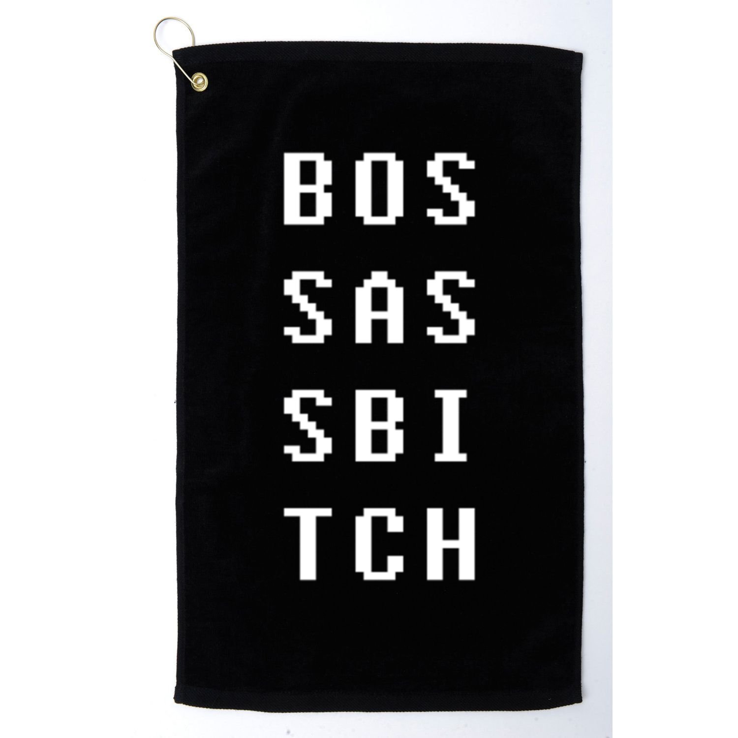 Boss Ass Bitch Gift Golf Towel