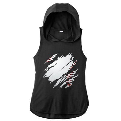 Baseball Apparel Baseball Ladies PosiCharge Tri-Blend Wicking Draft Hoodie Tank