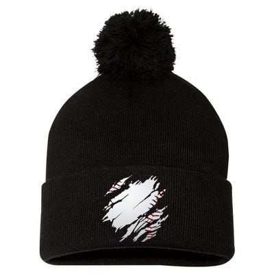 Baseball Apparel Baseball Pom Pom 12in Knit Beanie