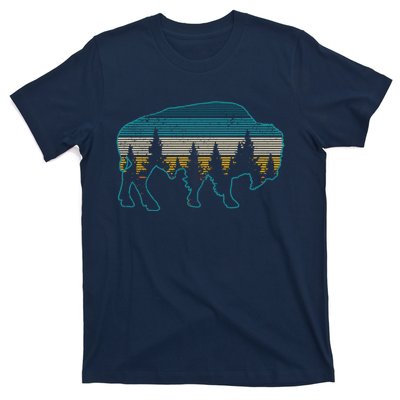 Bison American Buffalo Vintage National Park Souvenir Gift T-Shirt