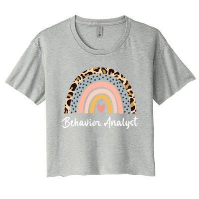 Behavior Analyst Behavior Analysis Diagnosing Behaviorism Gift Women's Crop Top Tee