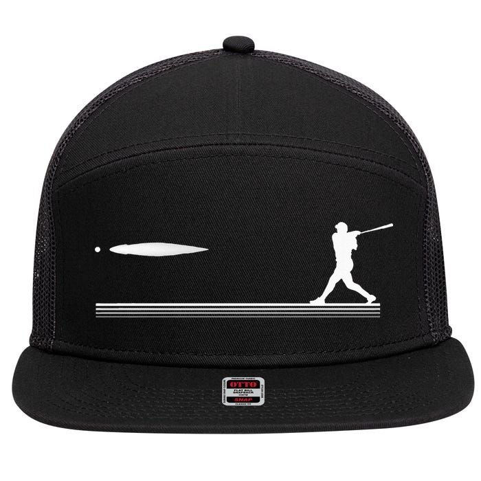 Baseball Apparel Baseball 7 Panel Mesh Trucker Snapback Hat