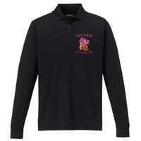 Boots And Bling Its A Cowgirl Thing Cute Love Country Life Performance Long Sleeve Polo