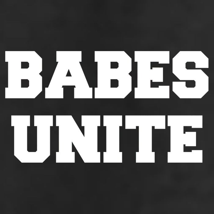 Babes Unite Womens Rights Feminist 7 Panel Mesh Trucker Snapback Hat