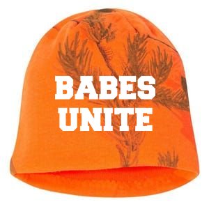 Babes Unite Womens Rights Feminist Kati - Camo Knit Beanie