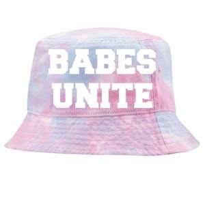 Babes Unite Womens Rights Feminist Tie-Dyed Bucket Hat