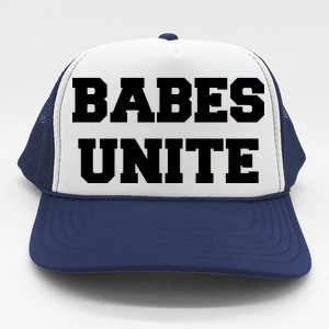 Babes Unite Womens Rights Feminist Trucker Hat