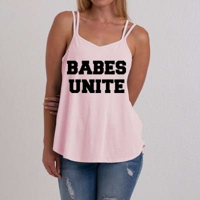 Babes Unite Womens Rights Feminist Women's Strappy Tank