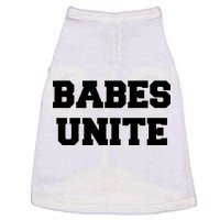 Babes Unite Womens Rights Feminist Doggie Tank