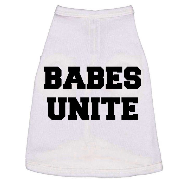 Babes Unite Womens Rights Feminist Doggie Tank