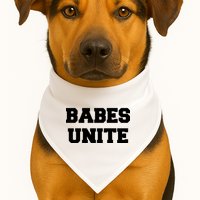 Babes Unite Womens Rights Feminist USA-Made Doggie Bandana