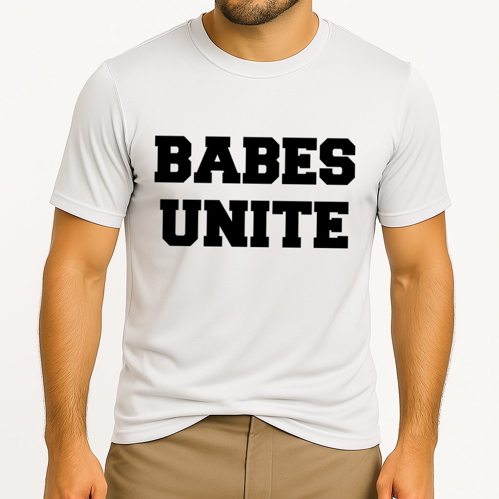 Babes Unite Womens Rights Feminist Cooling Performance Crew T-Shirt
