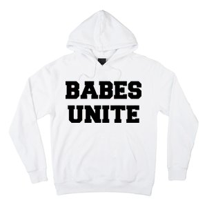 Babes Unite Womens Rights Feminist Hoodie