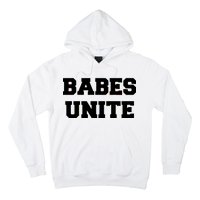 Babes Unite Womens Rights Feminist Hoodie