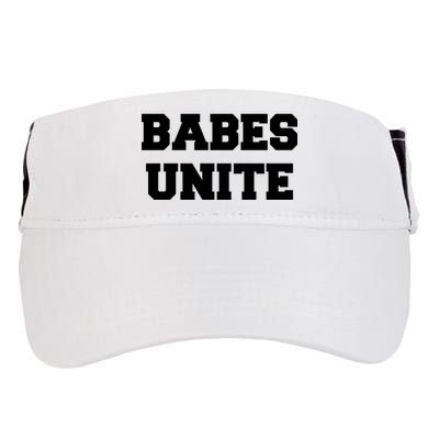 Babes Unite Womens Rights Feminist Adult Drive Performance Visor
