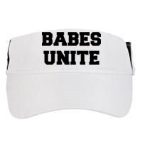 Babes Unite Womens Rights Feminist Adult Drive Performance Visor