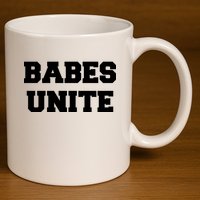 Babes Unite Womens Rights Feminist 11oz C Handle Ceramic Mug
