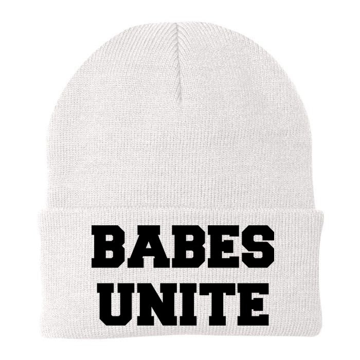 Babes Unite Womens Rights Feminist Knit Cap Winter Beanie