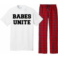 Babes Unite Womens Rights Feminist Pajama Set