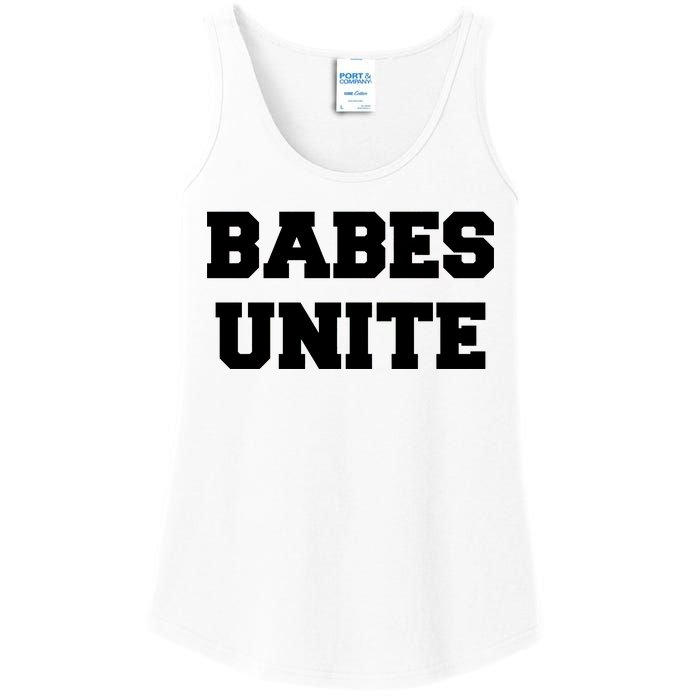 Babes Unite Womens Rights Feminist Ladies Essential Tank