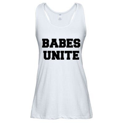 Babes Unite Womens Rights Feminist Ladies Essential Flowy Tank
