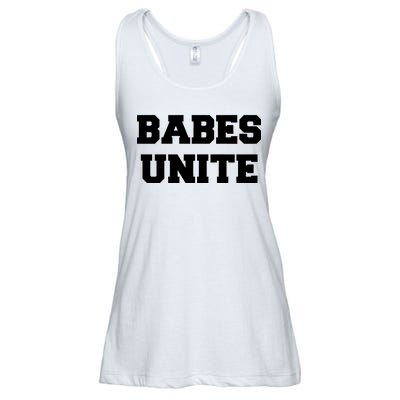 Babes Unite Womens Rights Feminist Ladies Essential Flowy Tank