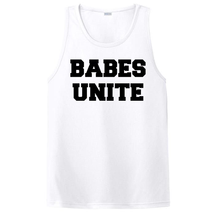 Babes Unite Womens Rights Feminist PosiCharge Competitor Tank